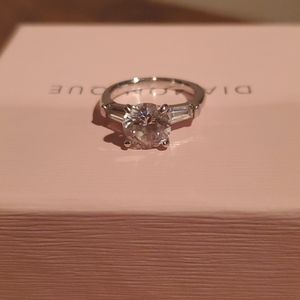 Diamonique ring